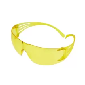 Image of 3M 200 Safety Glasses, Anti-Scratch / Anti-Fog, Amber Lens, SF203AS/AF-EU, 20/Ca