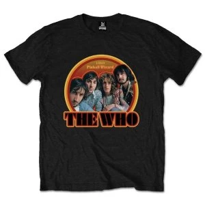 Image of The Who - 1969 Pinball Wizard Unisex Medium T-Shirt - Black