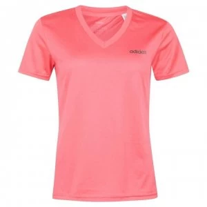 Image of adidas Womens Designed2Move Solid T-Shirt - Core Pink