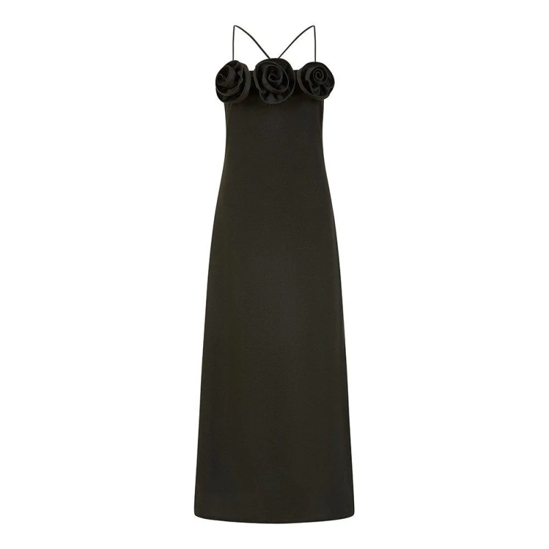 Image of Mela London Mela Fitted Dress - Black 8