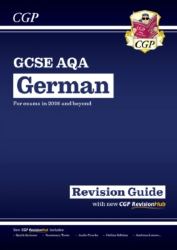 Image of New GCSE German AQA Revision Guide with CGP RevisionHub (for exams from 2026) Multiple-component retail product, part(s) enclose