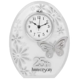 Image of Butterfly Anniversary Clock 25 Years