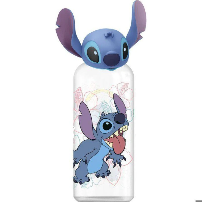 Image of Stitch Flowers 560ml 3D Figurine Bottle 1017140