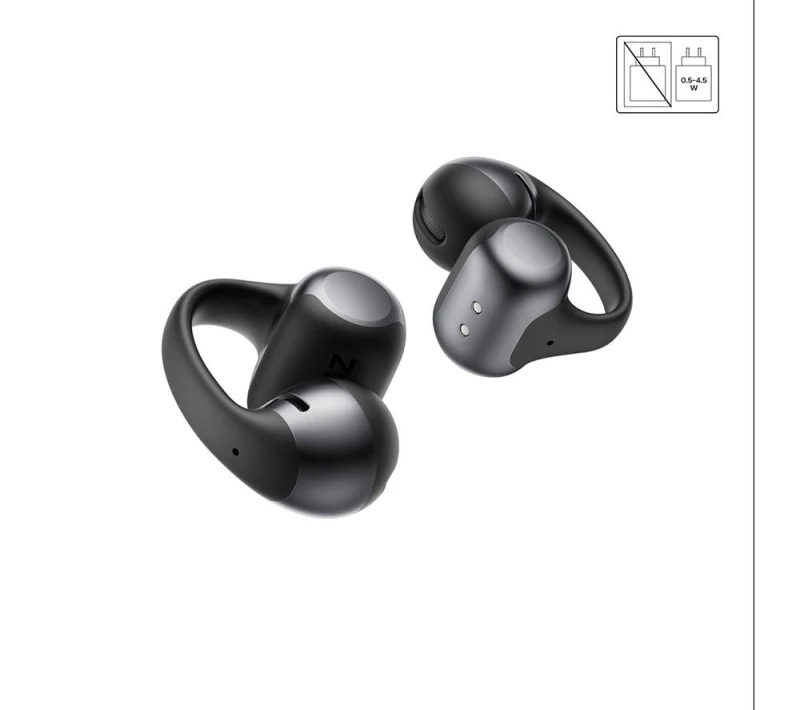 Image of Aftershokz SHOKZ E310BK headphones/headset Wireless Ear-clip-on Calls/Music/Sport/Everyday Black E310BK