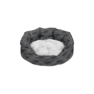 Image of Petface Feather Oval Dog Bed