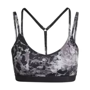 Image of adidas Yoga Essentials Studio Light-Support Allover Print - Black