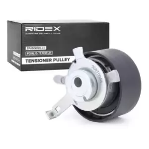 Image of RIDEX Tensioner Pulley, timing belt 308T0056 FORD,FOCUS (DAW, DBW),FOCUS Kombi (DNW),TRANSIT CONNECT (P65_, P70_, P80_),FOCUS Stufenheck (DFW)