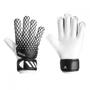 Image of adidas Predator Goalkeeper Gloves Fingersave - Black/White