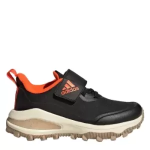 Image of adidas FortaRun All-Terrain Cloudfoam Sport Running Elast - Core Black / Impact Orange / C