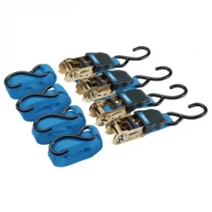 Image of Draper Ratcheting Tie Down Strap Sets (4 Piece)