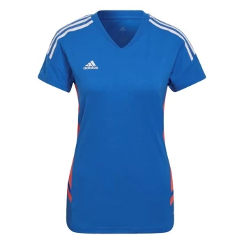 Image of adidas Condivo 22 Predator Jersey Womens - Blue