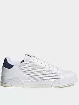 Image of adidas Originals Court Tourino RF Shoes, White/Blue, Size 6, Men