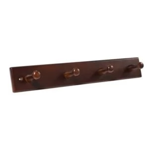 Image of BQ Mahogany Effect Hook Rail H12mm W60mm L405mm