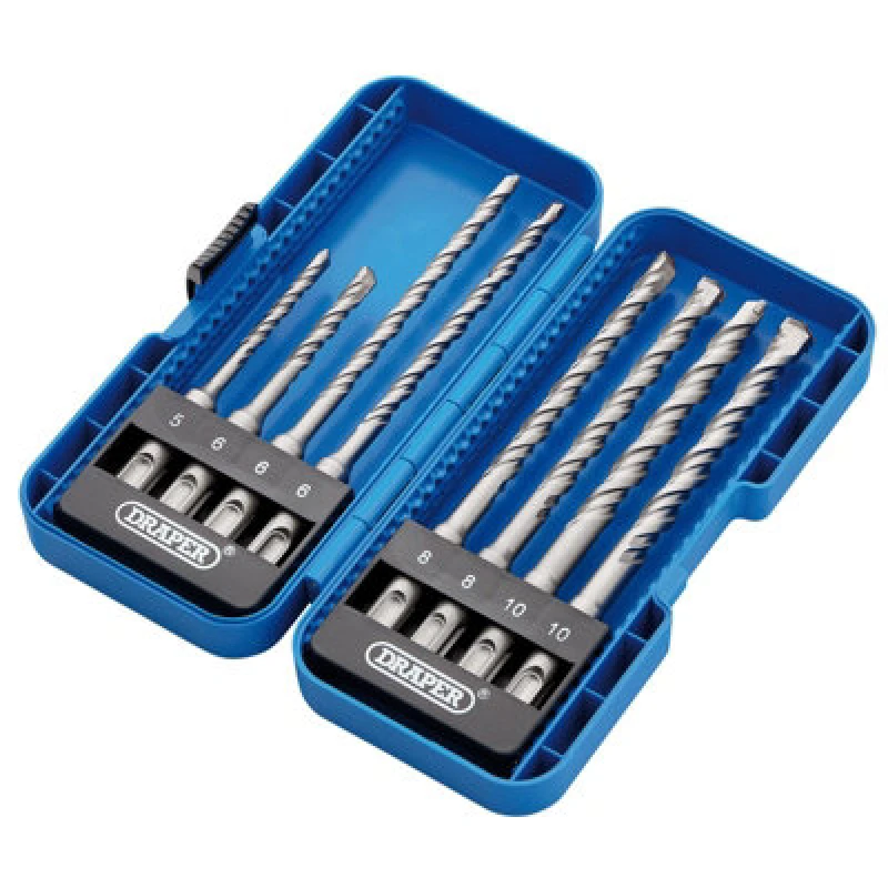 Image of Draper 8 Piece SDS Plus Drill Bit Set DBSDS3