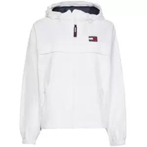 Image of Tommy Jeans Chicago Windbreaker Jacket - White