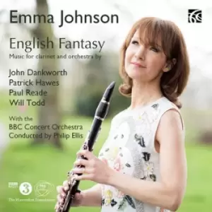 Image of Emma Johnson English Fantasy Music for Clarinet and Orchestra By John Dankworth/ by Emma Johnson CD Album