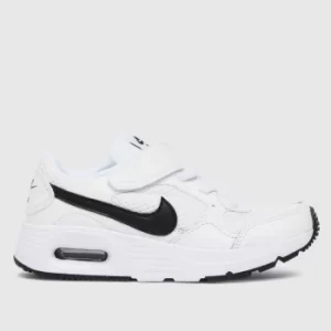 Image of Nike White Air Max Sc Trainers Junior