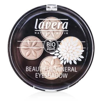 Image of Lavera Beautiful Mineral Eyeshadow Quattro - # 02 Cappuccino Cream 4x0.8g/0.026oz