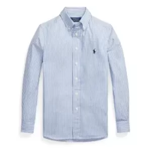 Image of Polo Ralph Lauren Striped Cotton Shirt - White