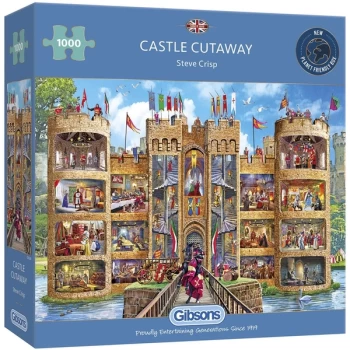 Image of Castle Cutaway Jigsaw Puzzle - 1000 Pieces