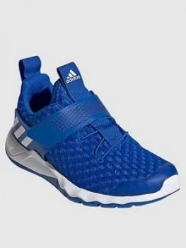 Image of adidas Childrens RapidaFlex Summer Trainers - Blue, Size 5