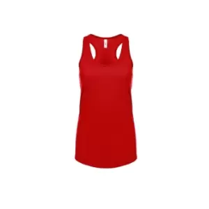 Image of Next Level Womens/Ladies Ideal Racer Back Tank Top (S) (Red)