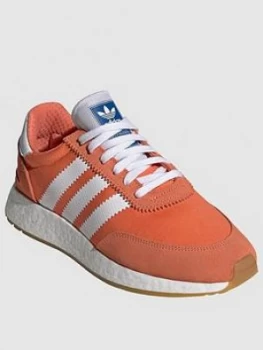 Image of adidas Originals I-5923 - Orange/White, Orange/White, Size 3.5, Women