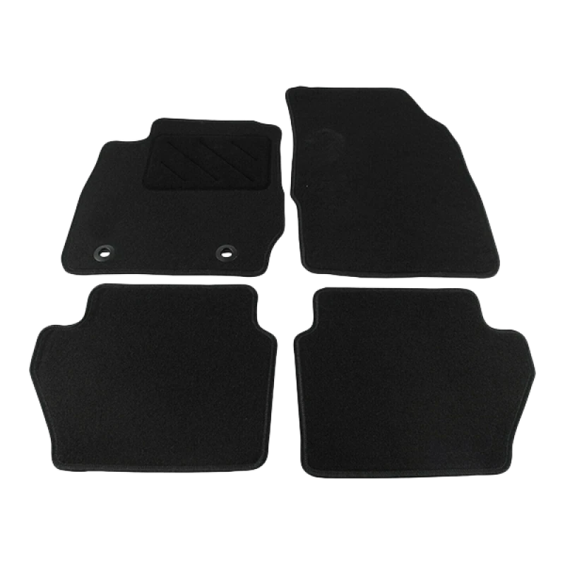 Image of FROGUM ET802934 Floor mat set ELTORO Quantity: 4, black, Rubber Rubber Floor mat set (215)