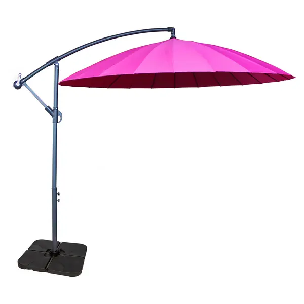 Image of 3m Shanghai Pink Cantilever Parasol Pink