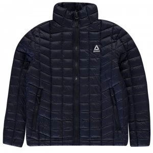 Image of Reebok Quilted Jacket - Navy