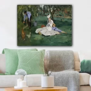 Image of 747216802_70100 Multicolor Decorative Canvas Painting