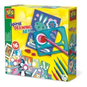 Image of SES CREATIVE Childrens Spiral Drawing Art, Unisex, Five Years and Above, Multi-colour (14031)