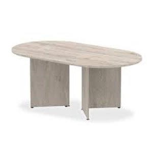 Image of Trexus Boardroom Table 1800x1200x730mm Grey Oak Ref I003245