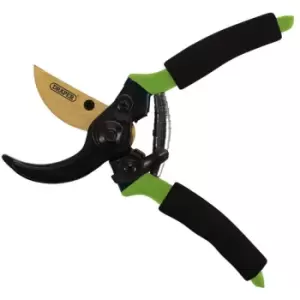 Image of 09963 Bypass Secateurs with Foam Grips 203mm - Draper