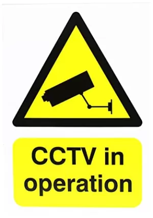 Image of SignsLab A5 Pvc Sign - Cctv in Operation