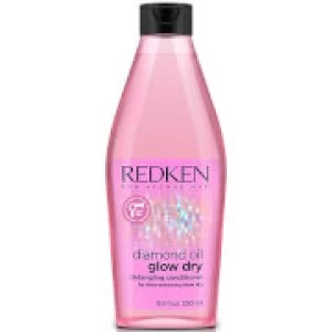 Image of Redken Diamond Oil Glow Dry Conditioner 250ml