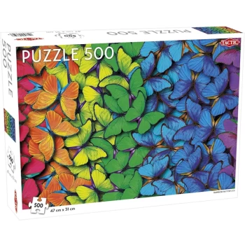 Image of Tactic Rainbow Butterflies Jigsaw Puzzle - 500 Pieces