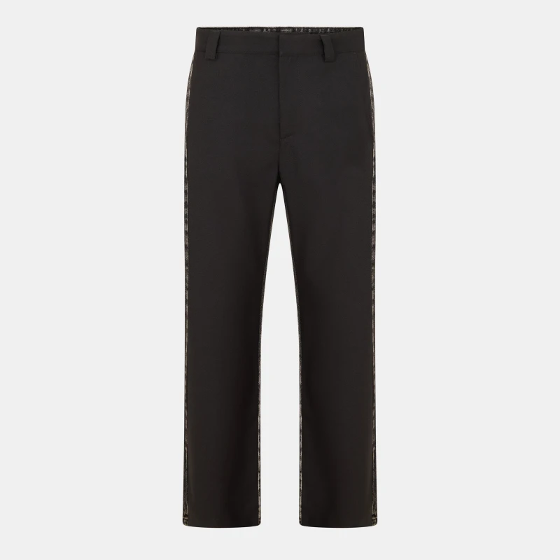 Image of Diesel Mens Tailored Contemporary Straight Leg Trousers Black male 44W R