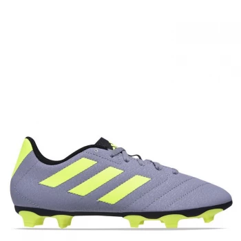 Image of adidas Goletto Junior FG Football Boots - Grey/SolYellow