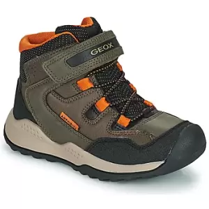 Image of Geox TERAM ABX boys's Childrens Mid Boots in Brown - Sizes 10 kid,11 kid,11.5 kid,12 kid,13 kid,1 kid,1.5 kid,2.5