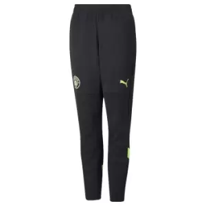 Image of 2022-2023 Man City Training Pants (Black) - Kids