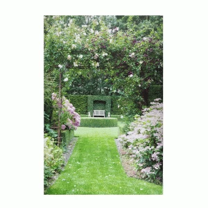 Image of La Hacienda English Garden Outdoor Canvas