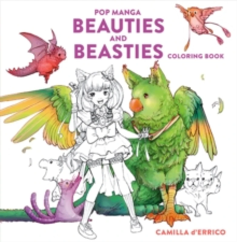 Image of Pop Manga Beauties and Beasties Coloring Book Paperback / softback