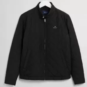 Image of GANT Mens Quilted Windcheater Jacket - Black - L