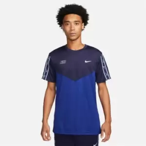 Image of Nike Sportswear Repeat Mens T-Shirt - Blue