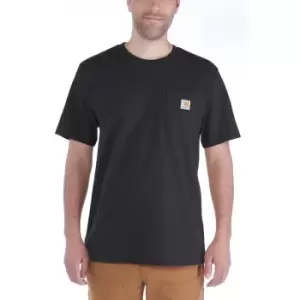 Image of Carhartt Mens Pocket Workwear Crew Neck Short Sleeve T-Shirt S - Chest 34-36' (86-91cm)