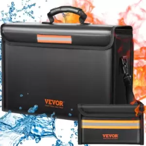 Image of Fireproof Document Box 2000℉ Folding Fireproof & Waterproof Document Bag - Vevor