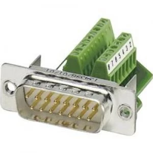 Image of D SUB plug 180 Number of pins 15 Screws Phoenix Contact