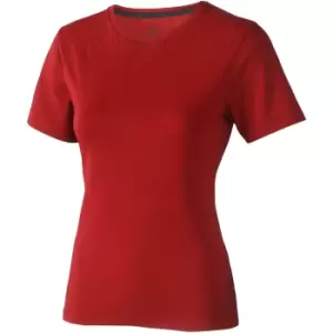 Image of Elevate Womens/Ladies Nanaimo Short Sleeve T-Shirt (S) (Red)