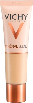 Image of Vichy Mineralblend Hydrating Foundation 30ml 01 - Clay
